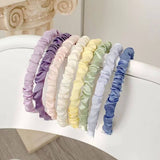 SIMPLE SOLID COLOR PLEATED HEADBAND_CWAHA1703