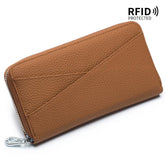 Top Layer Cowhide Accordion Card Holder Wallet_Cwab3707