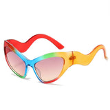 NEW CAT EYE RAINBOW SUNGLASSES_CWASG0412
