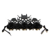HALLOWEEN WITCH DEMON SKULL FLOWER CROWN_CWMM0140