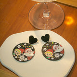 CHRISTMAS CARTOON SWEET DESIGN EARRINGS_CWAJE1837