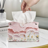 OIL PAINTING TISSUE BOX DESKTOP STORAGE BOX_CWMM2252
