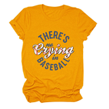 Womens No Crying In Baseball Graphic Teep_Cwttsl0481