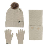 COLD PROOF WOOL BALL KNITTED THREE PIECE SUIT_CWMM2870