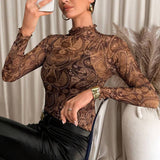 SEXY LEOPARD PRINT MESH FITTED T SHIRT_CWTBLL3423