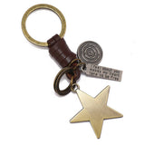 CREATIVE FIVE POINTED STAR PENDANT KEYCHAIN_CWMM4764