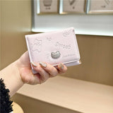 Cute Embossed Cat Candy Color Mini Wallet_Cwab06219
