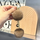 CUTE FUR BALL PENDANT BAG ORNAMENT CAR KEYCHAIN_CWMM2517