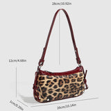 LEOPARD WOVEN UNDERARM SHOULDER BAG FOR WOMEN_CWAB5684