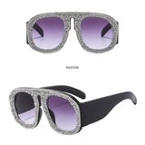 LUXURY DIAMOND STUDDED LARGE FRAME SUNGLASSES_CWASG0868