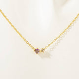 12 BIRTHSTONE VINTAGE LITERARY NECKLACE_CWAJE1595