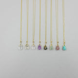 FASHIONABLE NATURAL STONE CRYSTAL PENDANT NECKLACE_CWAJE1058