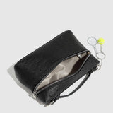RACING STYLE OSTRICH GRAIN SHOULDER BAG_CWAB5724