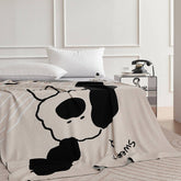 THIN COTTON CARTOON PUPPY KNITTED BLANKET_CWMM2387