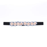 FLORAL ELASTIC WAIST BELT STYLISH CINCHER_CWMM6421