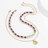 PASTORAL LETTERS RETROSTACKING NECKLACE_CWAJE1493