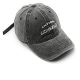Vintage Baseball Cap, Embroidered Letter Desig Cwah1289