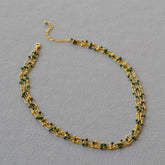 SPACER BEADS MULTI LAYER BEADED NECKLACE_CWAJE2130