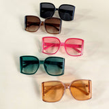 ANTI UV LARGE FRAME POLYGONAL CURVED SUNGLASSES_CWASG0392