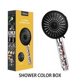 5 SPRAY MINERAL STONE FILTER SHOWER HEAD_CWASC1706