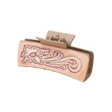 Retro Western Cowboy Faux Leather Hair Claw Clip_Cwaha07437