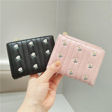 Cute Embroidered 2-Fold Wallet For Women_Cwab06256