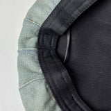 FASHION RETRO DISTRESSED DENIM BERET_CWAB2911