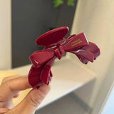 FRENCH ARCH HAIR CLAW BOW ACETATE CLIP_CWAHA2649