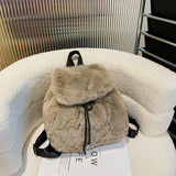 FLUFFY FAUX FUR BACKPACK FASHION DRAWSTRING BAG_CUAB00606