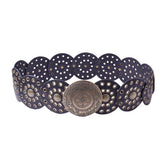 NEW RETRO FASHION RIVET EYELET DISC BELT_CWABE0488
