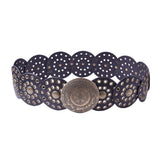 NEW RETRO FASHION RIVET EYELET DISC BELT_CWABE0488