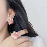 SWEET OIL PAINTING STYLE BEADED SET_CWAJE1701