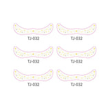 METALLIC FRECKLE FACE TATTOO STICKERS GOLD SILVER_CWMM8364