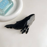 DEEP BLUE WHALE HAIR CLAW OCEAN STYLE CLIP_CWAHA5758