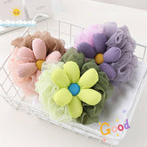 BATH POUF EXTRA LARGE TWO COLOR FOAMING BATH BALL_CWMM3346