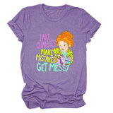 POSITIVE MESSAGE TEE TAKE CHANCES PRINT_CWTTS1484