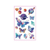 KIDS GLITTER TATTOO STICKERS BEAR BUTTERFLY STARS_CWMM8362