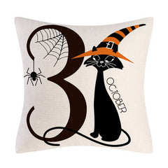 CARTOON FUNNY CHRISTMAS LINEN PILLOWCASE_CWMM1357