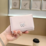 New Fresh Bow Mini 3-Fold Wallet For Women_Cwab06245