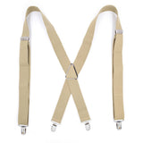 SOLID COLOR ELASTIC ADULT SUSPENDER CLIP_CWMM1110