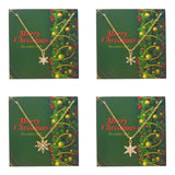 ALL MATCH NEW CHRISTMAS SNOWFLAKE NECKLACE_CWAJE2394