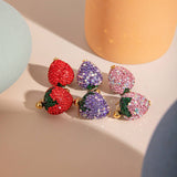PERSONALIZED TRENDY STRAWBERRY EARRINGS_CWAJE1892