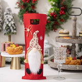 Cwmm10294_Christmas Reindeer Gnome Wine Bottle Cover