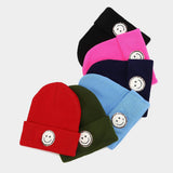 Wool Ha Trendy Brand Knitted Hatsmiley Face_Cwah2081