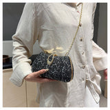 SHOULDER EVENING BAG CHAIN SQUARE BAG CLUTCH BAG_CWAB3253
