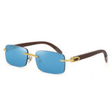 FRAMELESS ORIGINAL WOOD LEG SLINGSHOT SUNGLASSES_CWASG0623