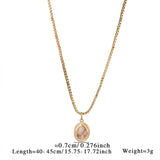 MINIMALIST HEART NECKLACE WITH BLUE TIGERS EYE_CWMM8820