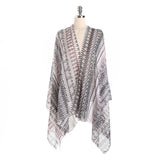 GEOMETRIC PRINTED KIMONOS SUMMER CARDIGAN_CWASC0781