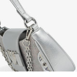 GYM STYLE RIVET SHOULDER BAG_CWAB2987