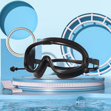 PRO HD SWIM GOGGLES CAP SET ANTI FOG ADULT_CWMM6641